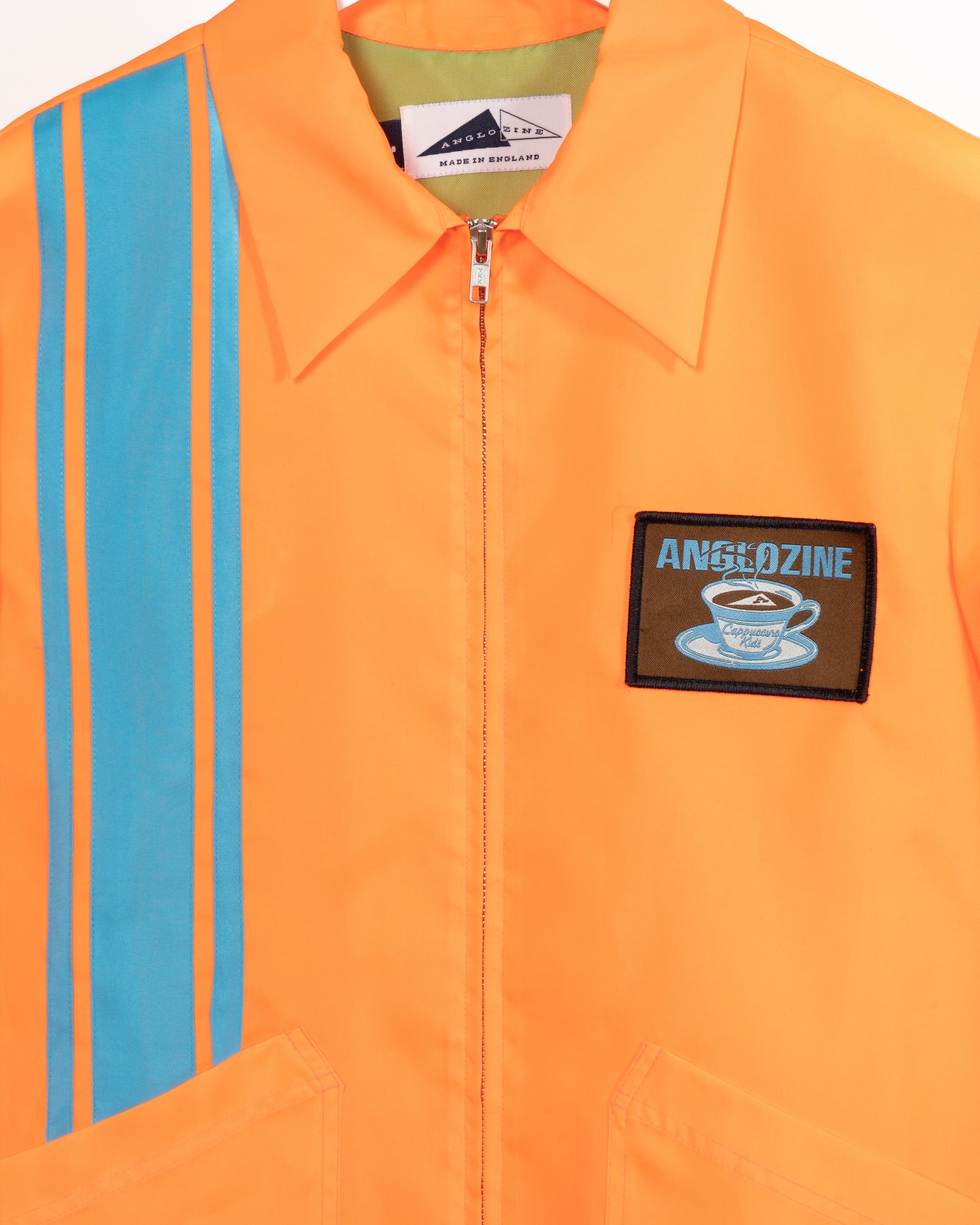 One Off Patch jacket - Orange L