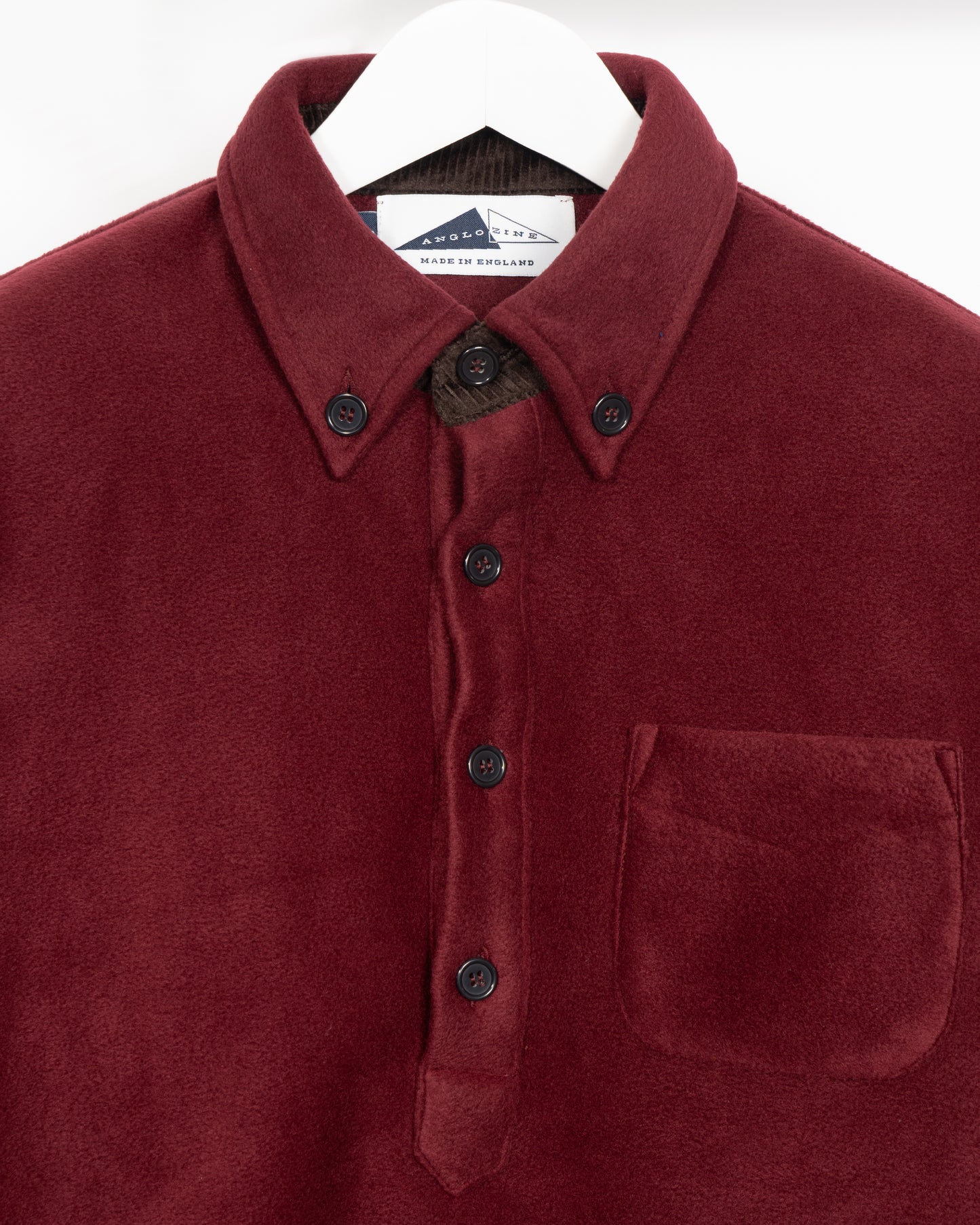 Brook - Fleece polo Maroon