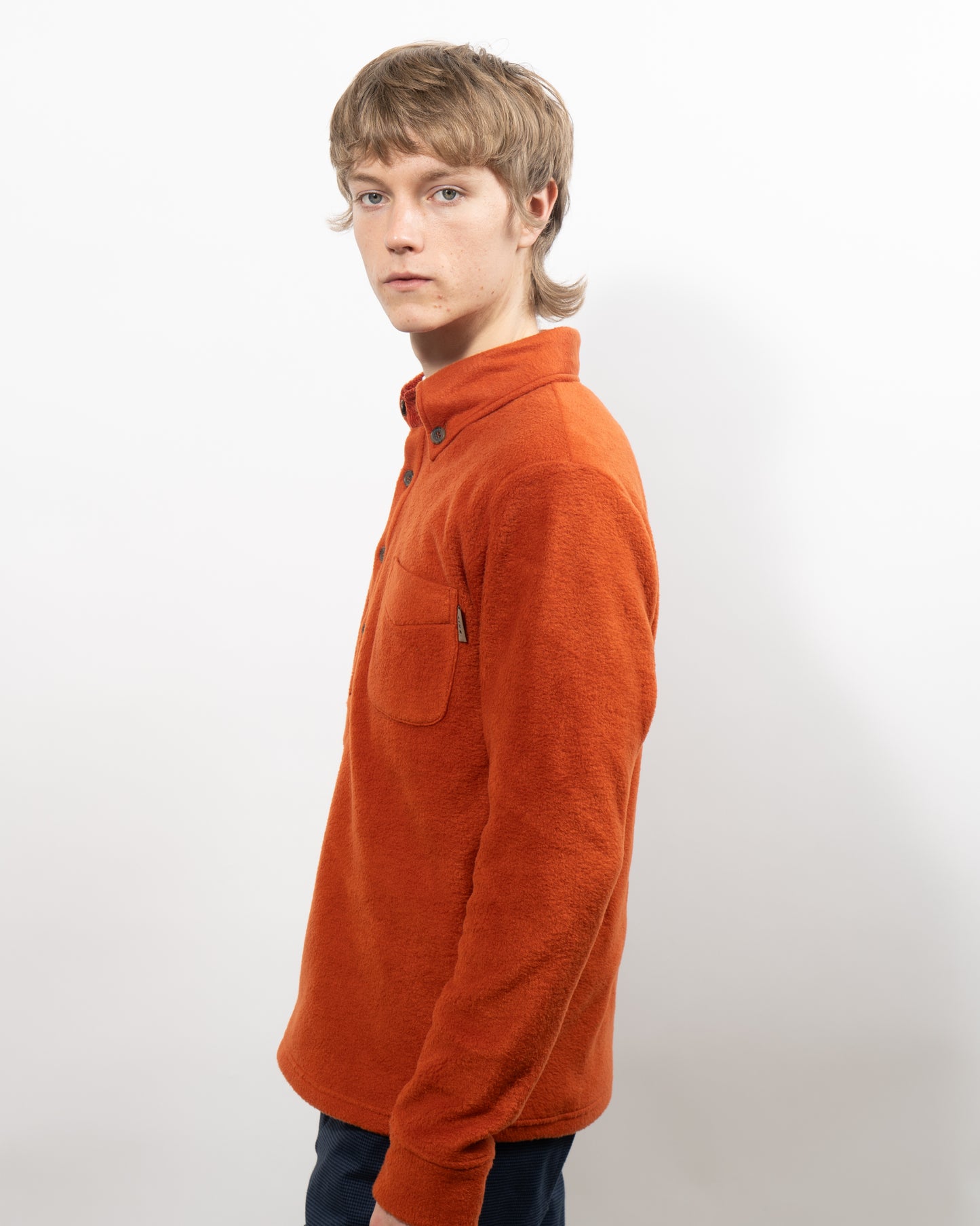 Brook - Fleece polo Orange