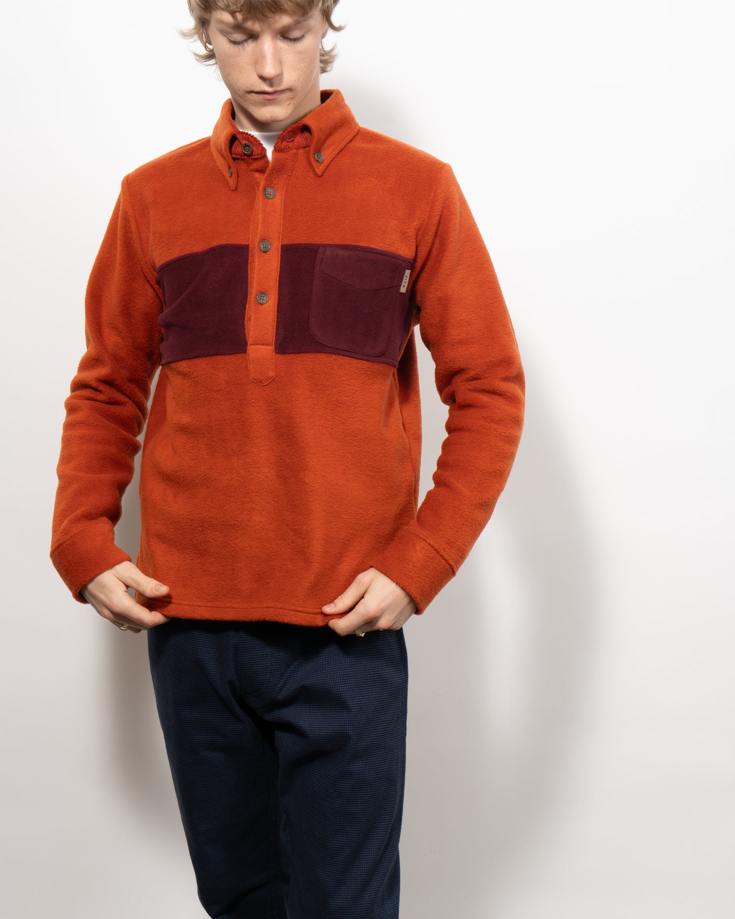 Rook - Fleece panel polo